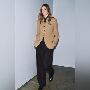 ZARA TAILORED BLAZER WITH SCARF ZW COLLECTION